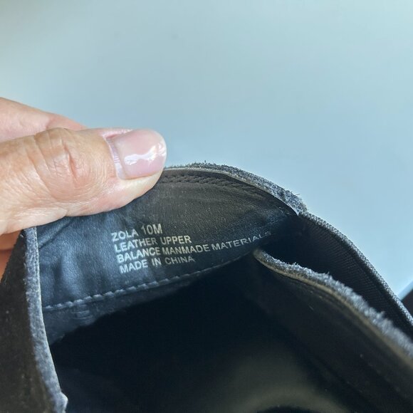 Me Too Zola Black Suede Ankle Boots - Picture 4 of 5